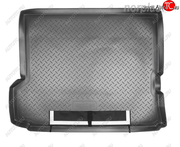 3 399 р. Коврик багажника Norplast Unidec Nissan Patrol 5 Y61 2-ой рестайлинг (2004-2010) (Черный, с погрузочным ковриком (фартуком))  с доставкой в г. Белгород