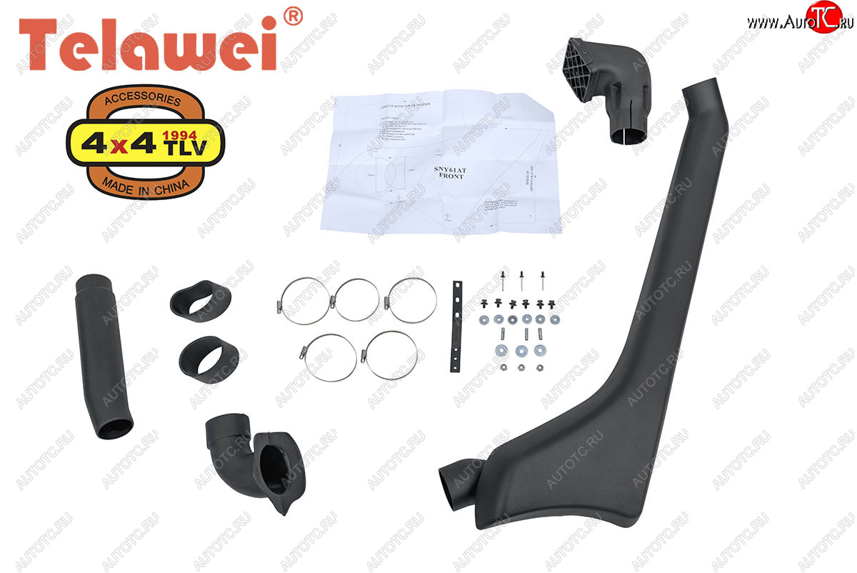 8 199 р. Шноркель Telawei  Nissan Patrol  5 (1997-2004) Y61 дорестайлинг, Y61 1-ый рестайлинг  с доставкой в г. Белгород