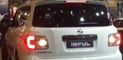 20 499 р. Накладка на заднюю дверь автомобиля Impul Nissan Patrol 6 Y62 дорестайлинг (2010-2014)  с доставкой в г. Белгород. Увеличить фотографию 3