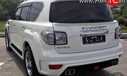 24 249 р. Спойлер Invader Style Nissan Patrol 6 Y62 дорестайлинг (2010-2014) (Неокрашенный)  с доставкой в г. Белгород. Увеличить фотографию 2