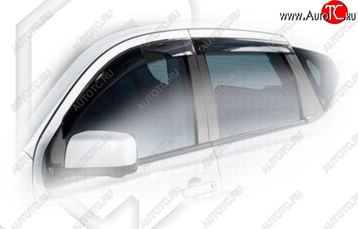 2 159 р. Дефлектора окон CA-Plastiс Nissan Qashqai 1 дорестайлинг (2007-2010) (Classic полупрозрачный, Без хром.молдинга, Крепление только на скотч)  с доставкой в г. Белгород