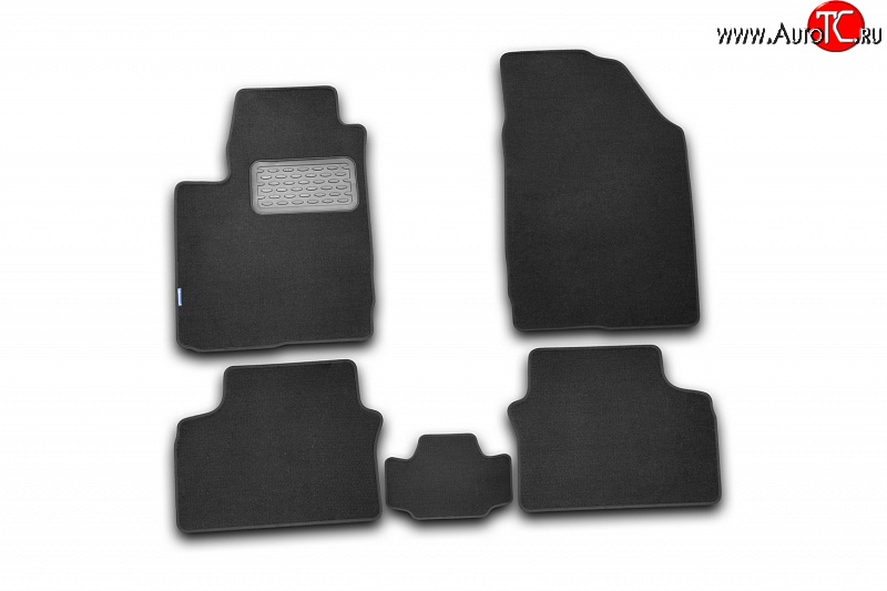 1 079 р. Коврик в салони Element 5 шт. (текстиль) Nissan Qashqai 1 дорестайлинг (2007-2010)  с доставкой в г. Белгород