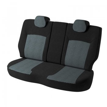 5 399 р. Чехлы для сидений (J10) Lord Autofashion Дублин (жаккард) Nissan Qashqai 1 J10 рестайлинг (2010-2013) (Черный, вставка Сеул серый)  с доставкой в г. Белгород. Увеличить фотографию 2