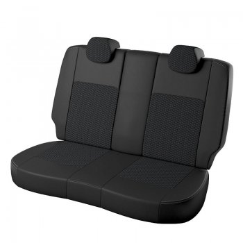 7 249 р. Чехлы для сидений Lord Autofashion Турин (экокожа, жаккард) Nissan Qashqai 1 J10 рестайлинг (2010-2013) (Чёрный, вставка жаккард Вега)  с доставкой в г. Белгород. Увеличить фотографию 2
