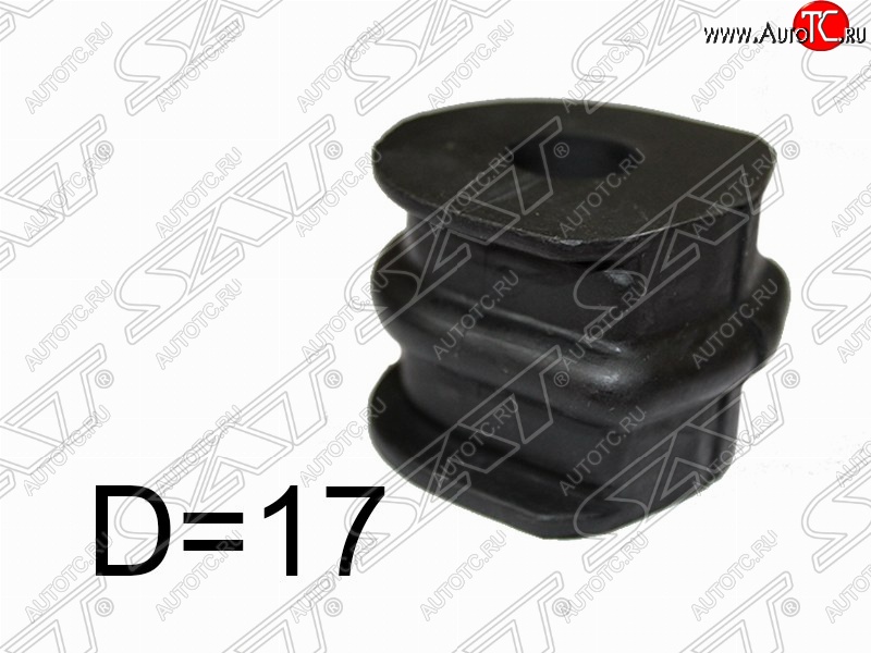 129 р. Резиновая втулка заднего стабилизатора (D=17) SAT Nissan Qashqai 1 дорестайлинг (2007-2010)  с доставкой в г. Белгород