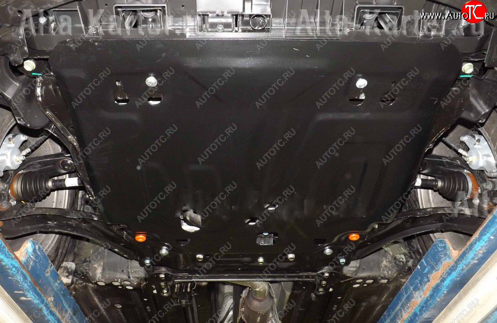 4 099 р. Защита картера двигателя и КПП ALFECO (дв. - все, коробка - все) Nissan Qashqai 2 J11 дорестайлинг (2013-2019)  с доставкой в г. Белгород