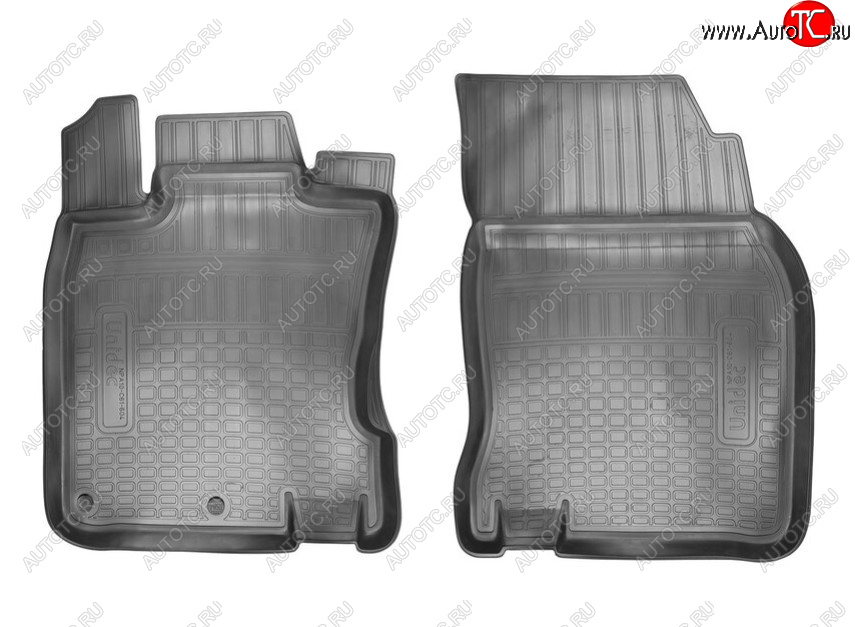 1 079 р. Комплект ковриков в салон Norplast Unidec (передние) Nissan Qashqai 2 J11 дорестайлинг (2013-2019) (Цвет: черный)  с доставкой в г. Белгород