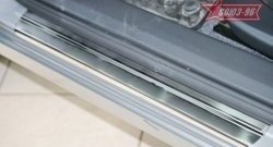 Накладки на внутренние пороги Souz-96 Nissan Qashqai +2  1 (2008-2010) J10 дорестайлинг