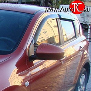 4 199 р. Дефлекторы окон (ветровики) Novline 4 шт Nissan Qashqai 1 J10 рестайлинг (2010-2013)  с доставкой в г. Белгород