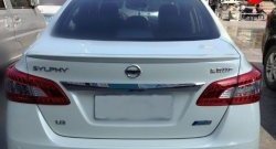 2 689 р. Лип спойлер M-VRS Nissan Sentra 7 B17 (2014-2017) (Неокрашенный)  с доставкой в г. Белгород. Увеличить фотографию 3