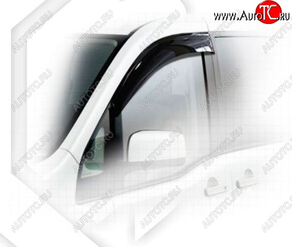 2 399 р. Дефлектора окон CA-Plastiс Nissan Serena 3 (2005-2010) (Classic полупрозрачный, Без хром.молдинга)  с доставкой в г. Белгород