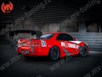 21 799 р. Крылья задние Rocket Banny Nissan Skyline R33 (1993-1998) (Неокрашенные)  с доставкой в г. Белгород. Увеличить фотографию 2