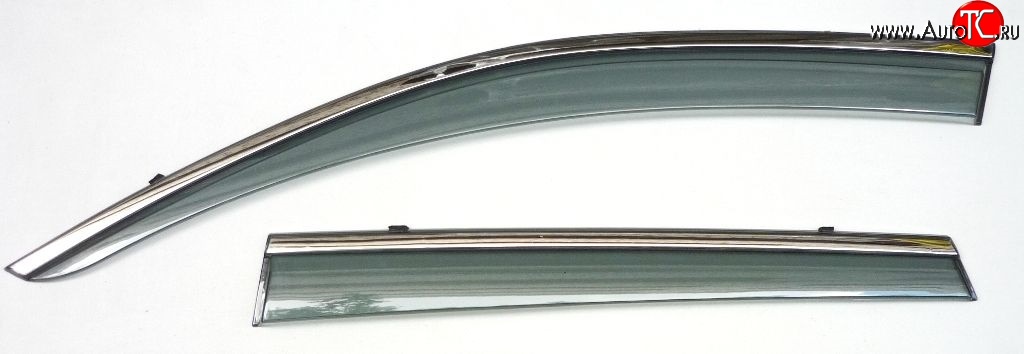 1 999 р. Ветровики Artway с металлизированым молдингом Nissan Teana 3 L33 дорестайлинг (2014-2020)  с доставкой в г. Белгород
