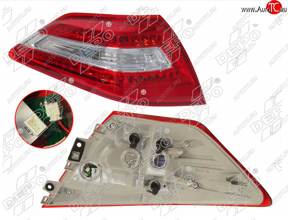 4 999 р. Левый фонарь задний DEPO Nissan Teana 2 J32 дорестайлинг (2008-2011)  с доставкой в г. Белгород