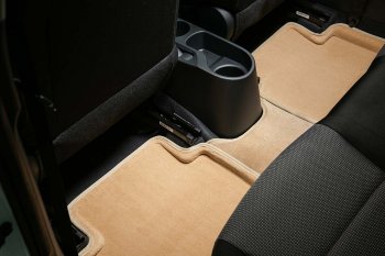 7 399 р. Текстильные 3D коврики в салон SEINTEX бежевые Nissan Teana 2 J32 дорестайлинг (2008-2011)  с доставкой в г. Белгород. Увеличить фотографию 4