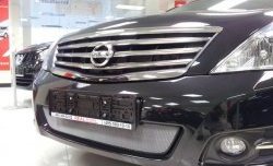 1 539 р. Сетка на бампер Russtal (хром) Nissan Teana 2 J32 дорестайлинг (2008-2011)  с доставкой в г. Белгород. Увеличить фотографию 2