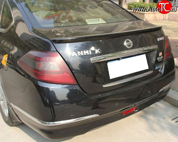 2 469 р. Лип спойлер M-VRS Nissan Teana 2 J32 дорестайлинг (2008-2011) (Неокрашенный)  с доставкой в г. Белгород