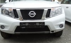 1 559 р. Сетка в решетку радиатора Russtal Nissan Terrano D10 дорестайлинг (2013-2016) (черная)  с доставкой в г. Белгород. Увеличить фотографию 2