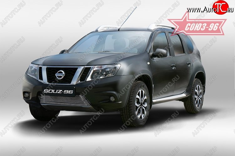 4 769 р. Декоративный элемент воздухозаборника Souz-96 (d10) Nissan Terrano D10 дорестайлинг (2013-2016)  с доставкой в г. Белгород