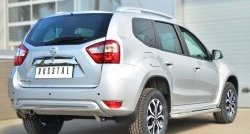 12 999 р. Одинарная защита заднего бампера из трубы диаметром 42 мм SLITKOFF  Nissan Terrano  D10 (2013-2022) дорестайлинг, рестайлинг  с доставкой в г. Белгород. Увеличить фотографию 4