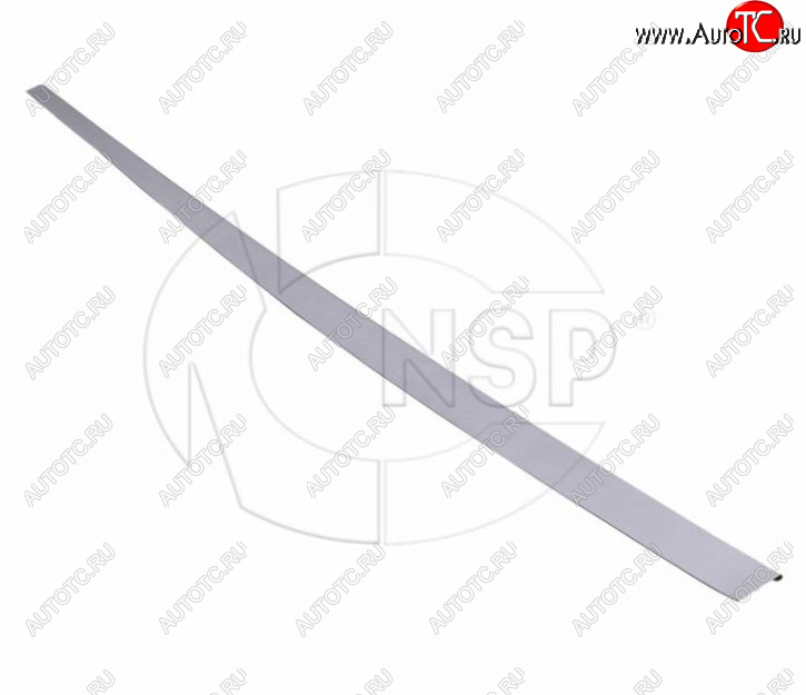 3 369 р. Накладка правого порога NSP Renault Duster HS рестайлинг (2015-2021) (цвет: серебро)  с доставкой в г. Белгород