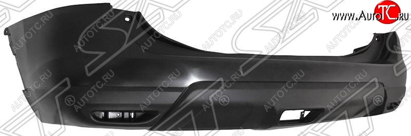 3 679 р. Задний бампер SAT Nissan X-trail 3 T32 дорестайлинг (2013-2018) (Неокрашенный)  с доставкой в г. Белгород