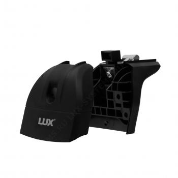 8 659 р. Багажник на крышу с низкими рейлингами сборе LUX  Лада XRAY - XRAY Cross (дуги прямоугольные 110 см, без замка, черный)  с доставкой в г. Белгород. Увеличить фотографию 9