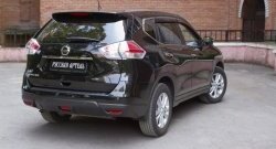 2 119 р. Защитная накладка на задний бампер RA Nissan X-trail 3 T32 дорестайлинг (2013-2018)  с доставкой в г. Белгород. Увеличить фотографию 2