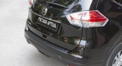 2 119 р. Защитная накладка на задний бампер RA Nissan X-trail 3 T32 дорестайлинг (2013-2018)  с доставкой в г. Белгород. Увеличить фотографию 3