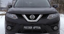 1 089 р. Реснички на фары RA Nissan X-trail 3 T32 дорестайлинг (2013-2018) (Неокрашенные)  с доставкой в г. Белгород. Увеличить фотографию 2