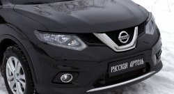 1 089 р. Реснички на фары RA Nissan X-trail 3 T32 дорестайлинг (2013-2018) (Неокрашенные)  с доставкой в г. Белгород. Увеличить фотографию 3