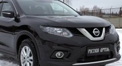 1 089 р. Реснички на фары RA Nissan X-trail 3 T32 дорестайлинг (2013-2018) (Неокрашенные)  с доставкой в г. Белгород. Увеличить фотографию 4