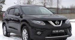 1 089 р. Реснички на фары RA Nissan X-trail 3 T32 дорестайлинг (2013-2018) (Неокрашенные)  с доставкой в г. Белгород. Увеличить фотографию 5