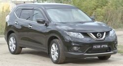 1 059 р. Зимняя заглушка решетки переднего бампера РА Nissan X-trail 3 T32 дорестайлинг (2013-2018)  с доставкой в г. Белгород. Увеличить фотографию 5