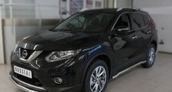 14 499 р. Одинарная защита переднего бампера диаметром 63 мм SLITKOFF  Nissan X-trail  3 T32 (2013-2018) дорестайлинг  с доставкой в г. Белгород. Увеличить фотографию 4