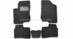Комплект ковриков в салон Element 5 шт. (текстиль) Nissan X-trail  1 T30 (2000-2003) дорестайлинг