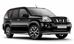 6 399 р. Одинарная защита переднего бампера диаметром 63 мм Petroil Tuning Nissan X-trail 2 T31 дорестайлинг (2007-2011)  с доставкой в г. Белгород. Увеличить фотографию 2