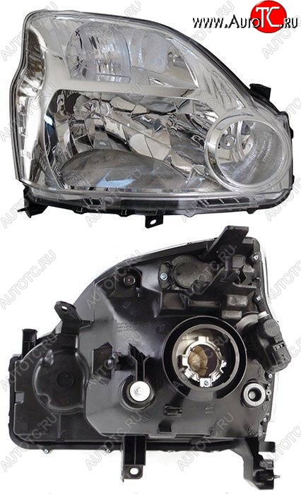 7 999 р. Правая фара SAT Nissan X-trail 2 T31 дорестайлинг (2007-2011)  с доставкой в г. Белгород