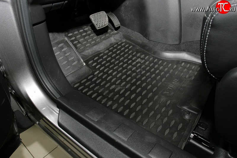 1 259 р. Коврики в салон Element 4 шт. (полиуретан)  Nissan X-trail  2 T31 (2007-2011) дорестайлинг  с доставкой в г. Белгород