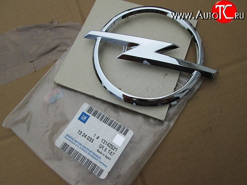 5 599 р. Передняя эмблема  13 24 033  Opel Astra ( H,  H GTC) (2004-2015) седан дорестайлинг, универсал, хэтчбек 3 дв. дорестайлинг, хэтчбек 5дв дорестайлинг, универсал рестайлинг, хэтчбек 5дв рестайлинг  с доставкой в г. Белгород