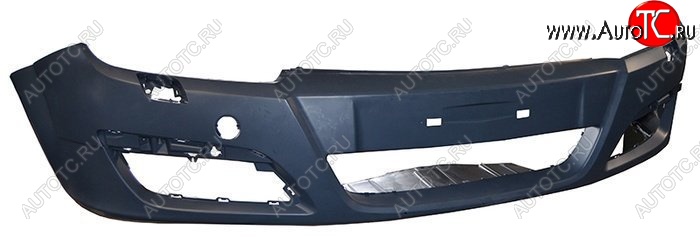 4 199 р. Передний бампер SAT (под омыватель) Opel Astra H универсал (2004-2007) (Неокрашенный)  с доставкой в г. Белгород