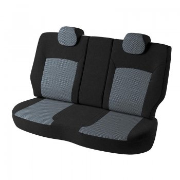 5 399 р. Чехлы для сидений Lord Autofashion Дублин (жаккард) Opel Astra H универсал (2004-2007) (Черный, вставка Стежок серый)  с доставкой в г. Белгород. Увеличить фотографию 3