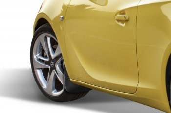 1 149 р. Передние брызговики NovLine 2 шт Opel Astra J GTC (2011-2018)  с доставкой в г. Белгород. Увеличить фотографию 2