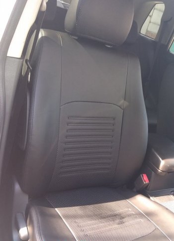 6 799 р. Чехлы для сидений Lord Autofashion Турин (экокожа, раздельная спинка) Opel Astra J хэтчбек 5 дв. дорестайлинг (2009-2012) (Чёрный, вставка чёрная)  с доставкой в г. Белгород. Увеличить фотографию 2