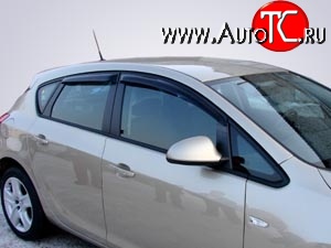 2 489 р. Дефлекторы окон (ветровики) Novline 4 шт. (седан / хетчбек) Opel Astra J хэтчбек 5 дв.  рестайлинг (2012-2017)  с доставкой в г. Белгород