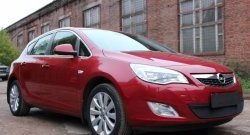 1 469 р. Сетка на бампер Russtal (черная) Opel Astra J хэтчбек 5 дв. дорестайлинг (2009-2012)  с доставкой в г. Белгород. Увеличить фотографию 2
