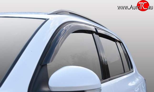 2 349 р. Ветровики SkyLine c хром. молдингом Opel Insignia A дорестайлинг седан (2008-2013)  с доставкой в г. Белгород