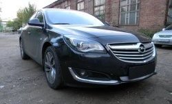 1 539 р. Сетка на бампер (рестайлинг) Russtal (хром) Opel Insignia A универсал рестайлинг (2013-2017)  с доставкой в г. Белгород. Увеличить фотографию 2