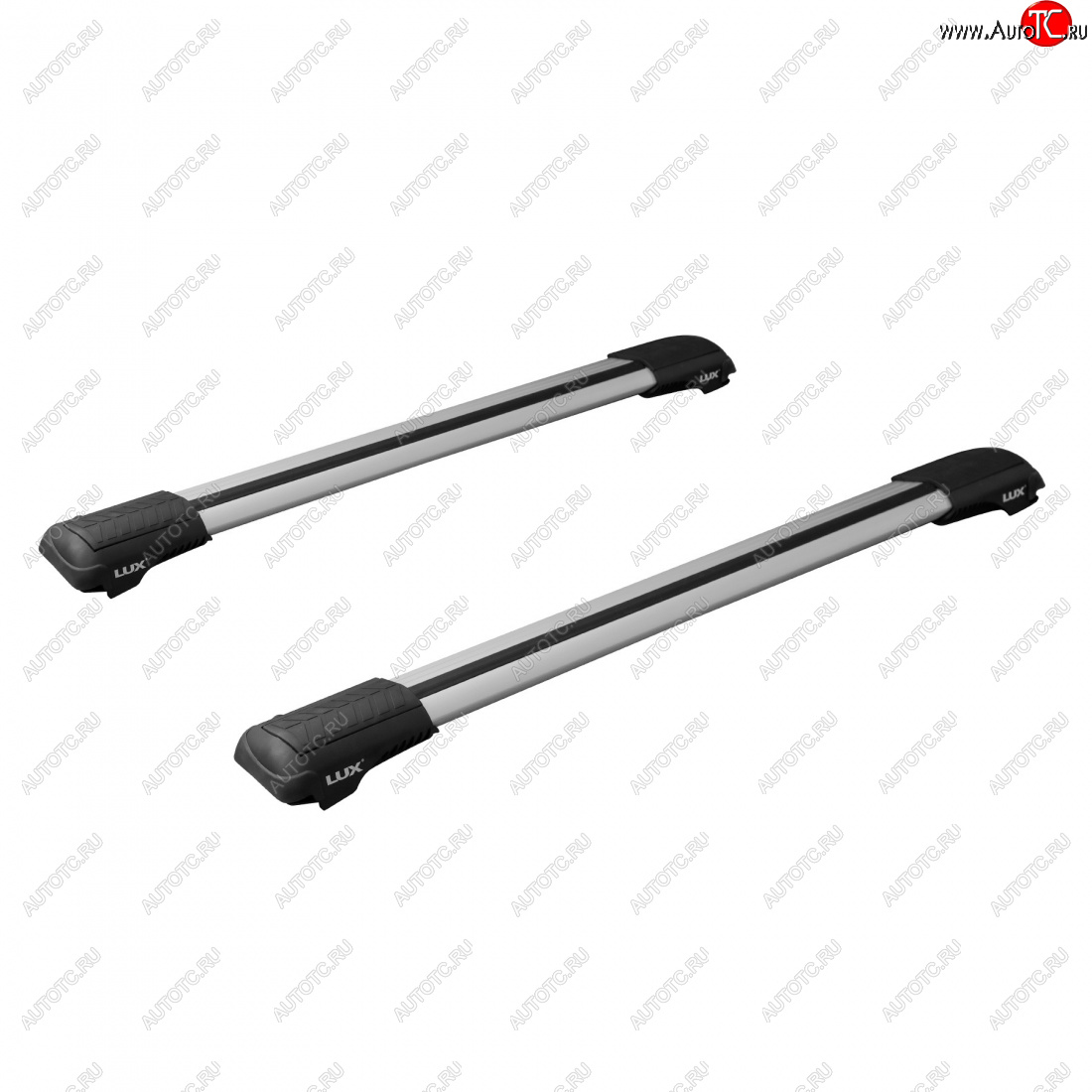 7 399 р. Багажник в сборе LUX Хантер L52  Opel Karl  A (2015-2019), Peugeot 2008 (2013-2019), Subaru Impreza  GF (1992-2000) (аэро-трэвэл (80-90 см и 86-96 см), серый)  с доставкой в г. Белгород