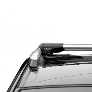7 399 р. Багажник в сборе LUX Хантер L52  Opel Karl  A (2015-2019), Peugeot 2008 (2013-2019), Subaru Impreza  GF (1992-2000) (аэро-трэвэл (80-90 см и 86-96 см), серый)  с доставкой в г. Белгород. Увеличить фотографию 3